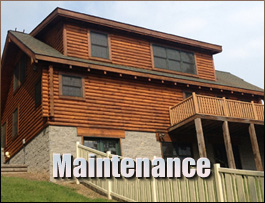  Lansing, North Carolina Log Home Maintenance